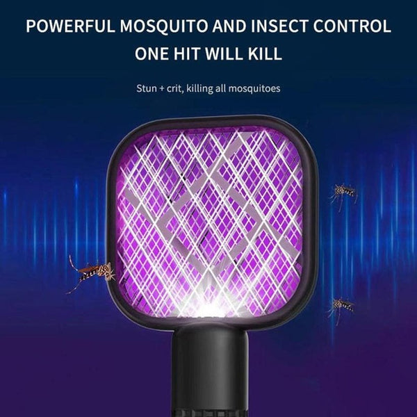 Electric Mini USB Mosquito Killer Racquet Lamp – Wireless Night Bulb & Effective Insect Catcher (Random Color) Rs 520